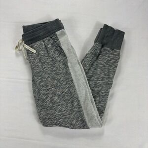 Matilda Jane Coffee Run Jogger Pants‎ Womens Small Gray Knit Colorblock